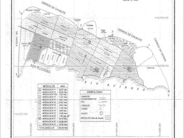 #4236 - Hacienda para Venta en Naranjal - G